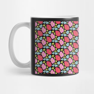 Vintage Colorful Floral Pattern Mug